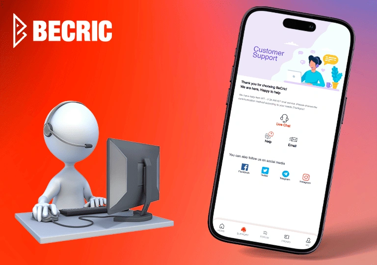 becric app support